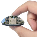 White Sulphur Springs Castle Montana USA 3D Fridge Magnet Crystal Glass