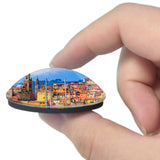 France Menton 3D Fridge Magnet Crystal Glass