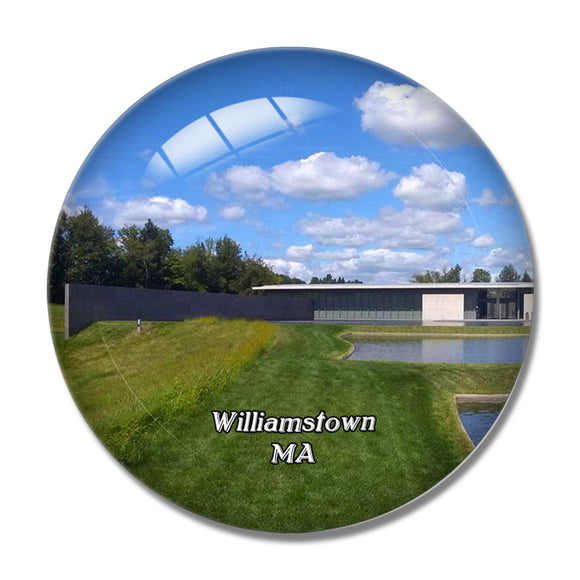 Williamstown The Clark Art Institute Massachusetts USA 3D Fridge Magnet Crystal Glass