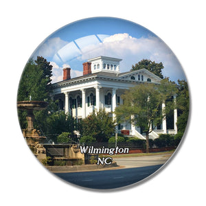 Wilmington Bellamy Mansion North Carolina USA 3D Fridge Magnet Crystal Glass