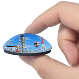 Wilson Vollis Simpson Whirligig Park North Carolina USA 3D Fridge Magnet Crystal Glass