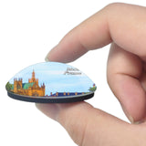 France Metz Cathedral 3D Fridge Magnet Crystal Glass