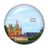 France Metz Cathedral 3D Fridge Magnet Crystal Glass