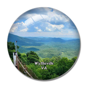 Wytheville Big Walker Lookout Virginia USA 3D Fridge Magnet Crystal Glass