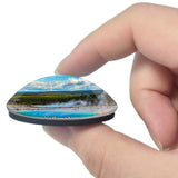 Yellowstone Grand Prismatic Spring Montana USA 3D Fridge Magnet Crystal Glass