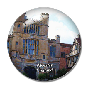 Alcester Coughton Court UK England 3D Fridge Magnet Crystal Glass