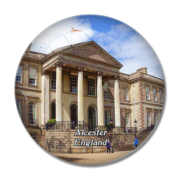 Alcester Ragley Hall Park and Gardens UK England 3D Fridge Magnet Crystal Glass