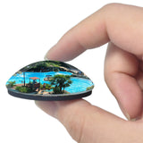 Alton Towers Waterpark UK England 3D Fridge Magnet Crystal Glass