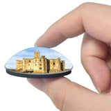 Ambleside Warkworth Castle & Hermitage UK England 3D Fridge Magnet Crystal Glass