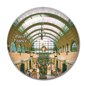 France Musee d'Orsay Paris 3D Fridge Magnet Crystal Glass