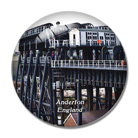 Anderton Boat Lift UK England 3D Fridge Magnet Crystal Glass