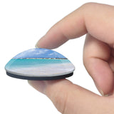 Anguilla Beach White Sand UK England 3D Fridge Magnet Crystal Glass