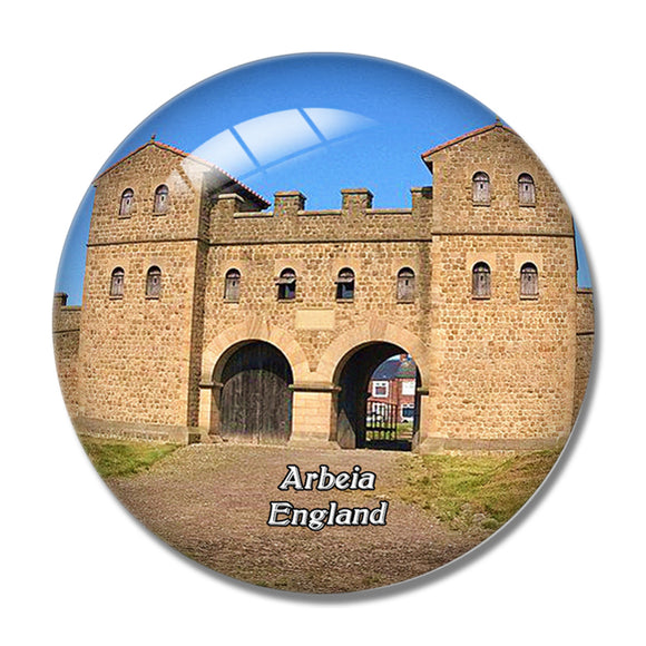 Arbeia South Shields Roman Fort UK England 3D Fridge Magnet Crystal Glass