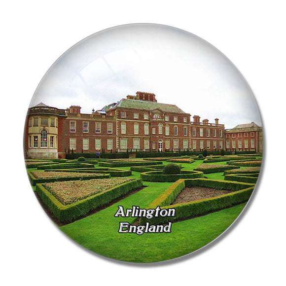 Arrington Wimpole Estate UK England 3D Fridge Magnet Crystal Glass