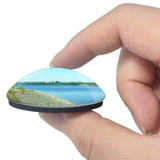 Ashbourne Carsington Water UK England 3D Fridge Magnet Crystal Glass