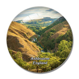 Ashbourne Dovedale UK England 3D Fridge Magnet Crystal Glass