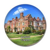Ash Godinton House & Gardens UK England 3D Fridge Magnet Crystal Glass