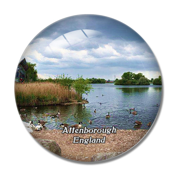 Attenborough Nature Centre UK England 3D Fridge Magnet Crystal Glass