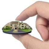 Avebury Manor UK England 3D Fridge Magnet Crystal Glass