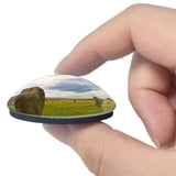 Avebury Stone Circle UK England 3D Fridge Magnet Crystal Glass
