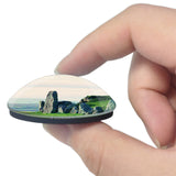 Avebury West Kennet Long Barrow UK England 3D Fridge Magnet Crystal Glass