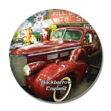 Backbarrow Lakeland Motor Museum UK England 3D Fridge Magnet Crystal Glass