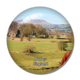 Barley Pendle Hill UK England 3D Fridge Magnet Crystal Glass