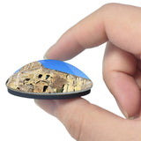 Battle Abbey and Battlefield UK England 3D Fridge Magnet Crystal Glass