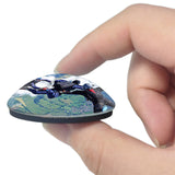 Beccles UK Parachuting UK England 3D Fridge Magnet Crystal Glass