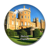 Belvoir Castle UK England 3D Fridge Magnet Crystal Glass