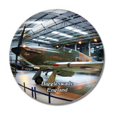 Biggleswade The Shuttleworth Collection UK England 3D Fridge Magnet Crystal Glass