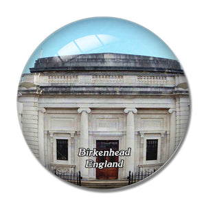 Birkenhead Lady Lever Art Gallery UK England 3D Fridge Magnet Crystal Glass