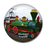 Blackpool Tramway UK England 3D Fridge Magnet Crystal Glass