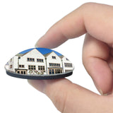 Bowness-on-Windermere Blackwell The Arts & Crafts House UK England 3D Fridge Magnet Crystal Glass