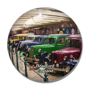 Brad Industrial Museum UK England 3D Fridge Magnet Crystal Glass