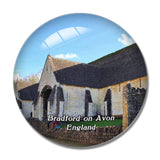 Brad-on-Avon Tithe Barn UK England 3D Fridge Magnet Crystal Glass