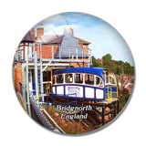 Bridgnorth Castle Hill Railway UK England 3D Fridge Magnet Crystal Glass