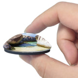 British Virgin Islands Spring Bay Virgin Gorda UK England 3D Fridge Magnet Crystal Glass