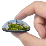 France Notre Dame de Paris 3D Fridge Magnet Crystal Glass