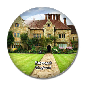 Burwash Bateman's UK England 3D Fridge Magnet Crystal Glass