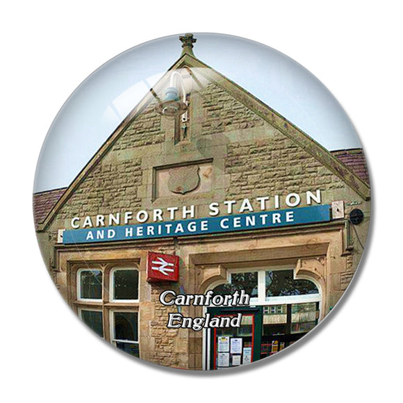 Carnforth Station Heritage Centre UK England 3D Fridge Magnet Crystal Glass