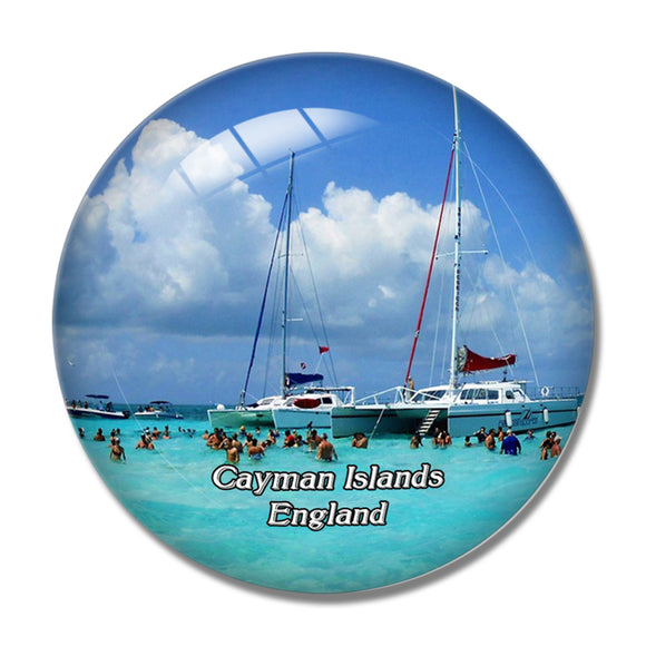 Cayman Islands Stingray City UK England 3D Fridge Magnet Crystal Glass