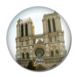 France Notre Dame de Paris 3D Fridge Magnet Crystal Glass