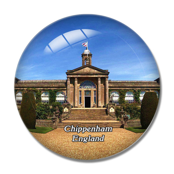 Chippenham Derry Hill Bowood House and Gardens UK England 3D Fridge Magnet Crystal Glass