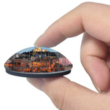 France Old Port of Marseille 3D Fridge Magnet Crystal Glass