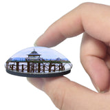 Clevedon Pier and Heritage Centre UK England 3D Fridge Magnet Crystal Glass