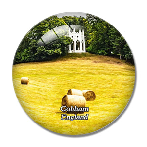 Cobham Painshill UK England 3D Fridge Magnet Crystal Glass