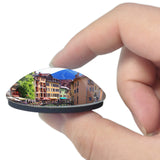 France Old Town Island Palace Annecy 3D Fridge Magnet Crystal Glass