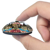 Coral Island Blackpool UK England 3D Fridge Magnet Crystal Glass