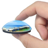 Cromer Beach UK England 3D Fridge Magnet Crystal Glass